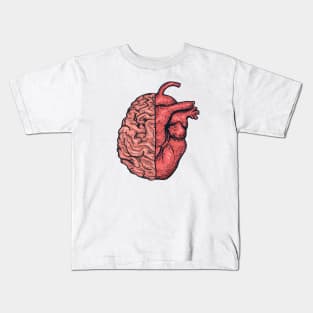 HEART VS BRAIN Kids T-Shirt